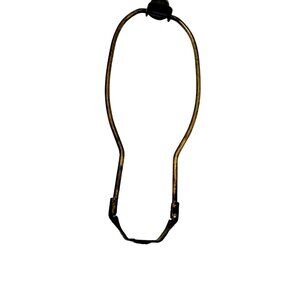 lamp Harp with saddle Antique Brass Finish 8 inch